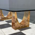 Glass Coffee Table In The Style Of Marie-Claude De Fouguieres 1970S thumbnail 11