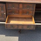 Jacobean Style Carved Oak Sideboard thumbnail 11