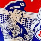 Usa Reclamebord, Tin Sign Esso Met Signatuur Phoenix Sign Co thumbnail 3