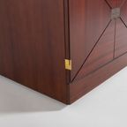 Vintage Unique Bar Cabinet With Brass Markings thumbnail 12