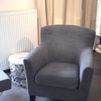 Donkergrijze Fauteuil thumbnail 2