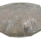 Vintage Nos Hexagon Plafondlamp Plafonniere Glas thumbnail 10