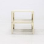 Set Of 2 Demetrio 45 Stackable Tables By Vico Magistretti For Artemide 1960S thumbnail 9