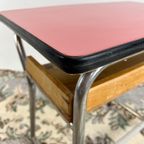 Vintage Formica Schoolbankje Uit Italie, 1960’S thumbnail 3