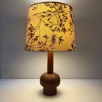 Vintage Xl Design Tafellamp - Teakhout Met Kap, Domus thumbnail 4