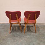 Set Van 2 Vintage Stoelen Eetkamerstoelen 2 Retro Stoelen thumbnail 5