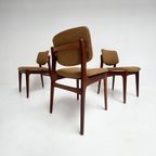 Set Van 4 Massief Houten Deense Stoelen, 1970’s thumbnail 6