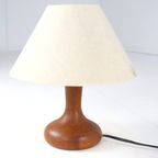 Vintage Heukerath Massief Teak Lamp thumbnail 9