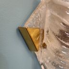 2X Vintage Hillebrand Wandlampen Wandlamp Glas Messing thumbnail 6