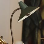 Mid-Century Donkergroene Bureaulamp thumbnail 5