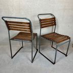 2X Bauhaus Pel Nesting Chairs – Oak thumbnail 4