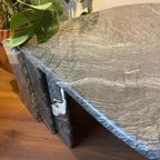 Italiaans Vintage Salontafel Groen Marmer Roche Bobois thumbnail 12