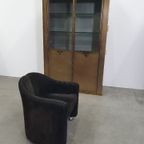 Vintage Eugenio Gerli Tecno "142" Fauteuils, Jaren 60, Italië Mobiel Corduroy thumbnail 4