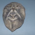 Aardewerk Wand Masker Van Een Chinees Is Gemerkt Zie Laatste Foto thumbnail 5
