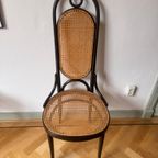 Set Van 6 Hoge Vintage Bentwood “Long John” Thonet thumbnail 2