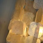 Set Van 2 Capiz Schelpen Hanglamp Lampen Schelp Parelmoer Bamboe Frame Wit Bedrading thumbnail 4