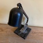 Vintage Stoer  Bureaulamp Tafellamp Lampje Frans thumbnail 12