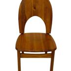 Vintage Set Van Vier Rainer Daumiller Grenen Stoelen Design thumbnail 8