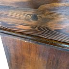 Vintage Houten Bureau Met Rolluik – Retro Stijl thumbnail 13