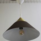 Vintage Metalen Hanglamp - Honsel Leuchten, Jaren, '70 Bruin, Goud | 01171 thumbnail 7