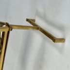 Vintage Hollywood Regency Tijdschriftenrek, Messing 1970's thumbnail 18