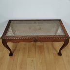 Vintage Queen Ann Chippendale Koffietafel, Salontafel 402 thumbnail 5