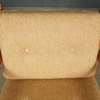 Vintage Fauteuil – Eikenhout – Scandinavië – Jaren 60 thumbnail 15