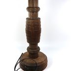 Vintage Houten Lampvoet Groot thumbnail 7