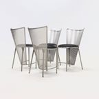 Set Of 4 Sevilla Chairs By Frans Van Praet For Belgo Chrom Belgium 1992 thumbnail 8