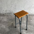 Upcycled Industrial Labratory Stool thumbnail 10