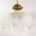 Vintage Glazen Lampenkap Geslepen Glas thumbnail 5