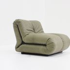 Pagru Leather Lounge Chair Claudio Vagnoni 1P Italy 1971 thumbnail 5
