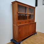 Vintage Landelijke Buffetkast Wandkast Keukenkast Teakhout thumbnail 21
