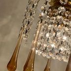 Murano Teardrop Hanglamp Kroonluchter Vintage Kristal thumbnail 3