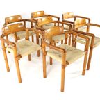 Set 7 Stoelen In Stijl Van Daumelier Vintage thumbnail 9