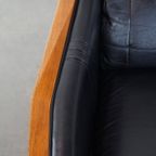 In Goede Staat Verkerende Zwarte Art Deco Schuitema Design Fauteuil Uit De Decoforma Serie thumbnail 8