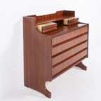 Architectural Italian Mid-century Modern Chest Of Drawers/sideboard / Ladekast / Dressoir, 1960s thumbnail 4