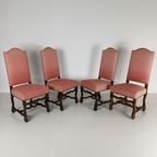 Beech Os De Mouton Taperstry Toelen (Set Van 4) thumbnail 13