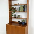 Scandinavisch Vintage Teak Fineren Boekenkast Stenstund thumbnail 3