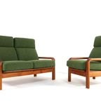 Holstebro 2 Persoons Bank 'Lorup' Vintage Deens Nieuw Gestoffeerd thumbnail 12