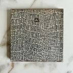 4x Dlefsblauwe Tegel Als Burduurwerk thumbnail 7