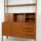 Scandinavisch Teak Fineren Boekenkast Forsol thumbnail 8