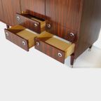 Grote Vintage 5-deurs Mid Century Design Kledingkast, 1960s thumbnail 6