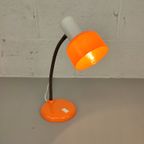 Vintage Bureaulamp Oranje thumbnail 3