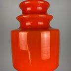 Vintage Oranje Glazen Hanglamp Van Peill En Putzler 1960 thumbnail 9