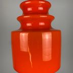 Vintage Oranje Glazen Hanglamp Van Peill en Putzler 1960 thumbnail 9