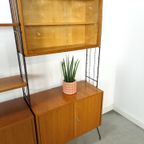 Teak Design Silverschild Modulair Wandsysteem, Vintage Wandkast thumbnail 16