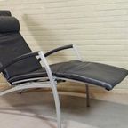 Vintage Interprofil 'pax' Design Leren Recliner Fauteuil thumbnail 10