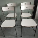 Vintage Buisframe Eetkamerstoelen Jaren 70/80 thumbnail 3
