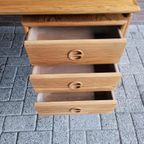 Zeldzame Pine Wood Desk - Arne Vodder Voor Gv Møbler thumbnail 10